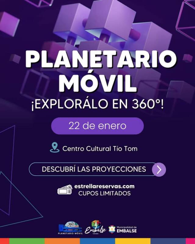 El Planetario Móvil llega a Embalse