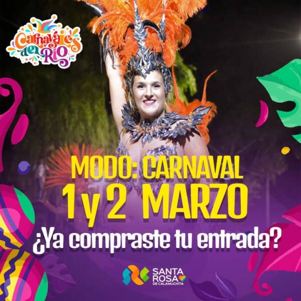 Ya llegan los Carnavales del Río en Santa Rosa