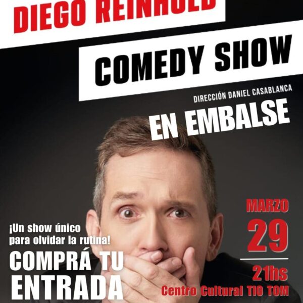 Embalse se viste de teatro para recibir por primera vez a Diego Reinhold-La Ola Digital