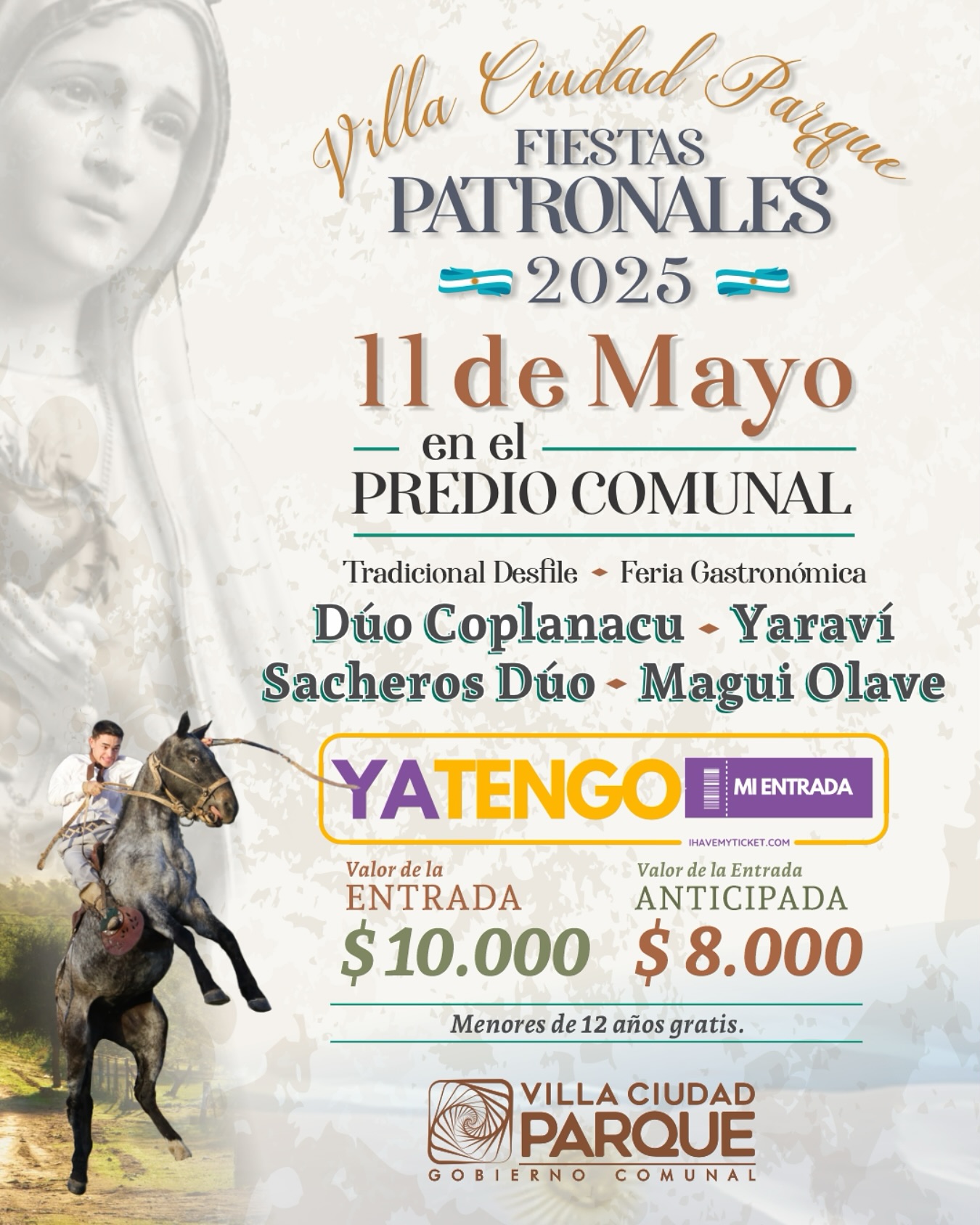 Villa Ciudad Parque: Magui Olave y Dúo Coplanacu serán las figuras de las Fiestas Patronales-La Ola Digital