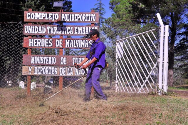 Embalse anunció la recuperación del polideportivo de la Unidad Turística-La Ola Digital