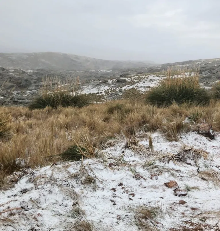 Primera nevada en las Altas Cumbres