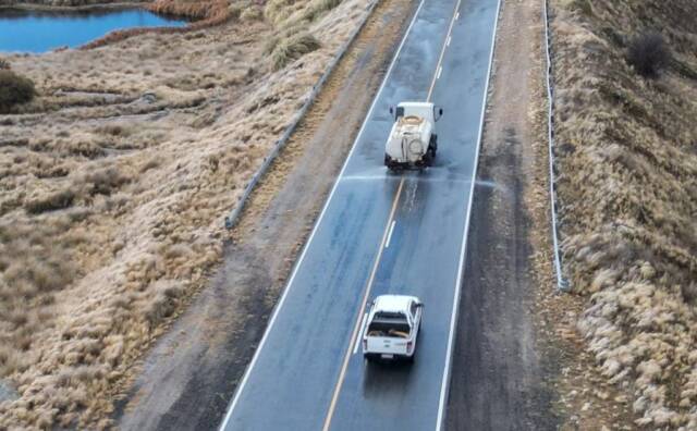 Se trabaja para reducir la formación de hielo en las Altas Cumbres