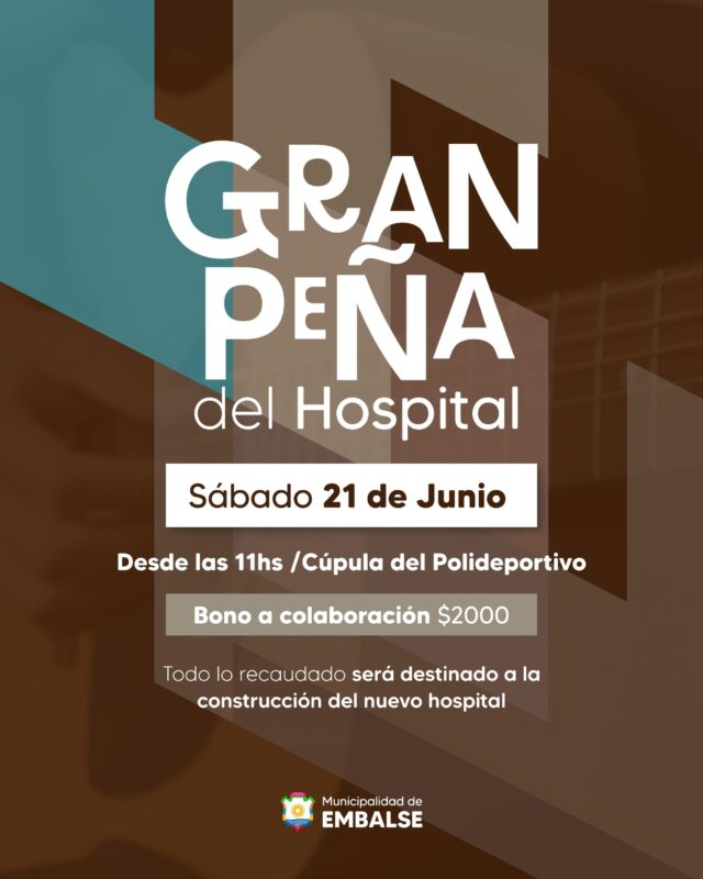 Se viene la Gran Peña del Hospital de Embalse-La Ola Digital