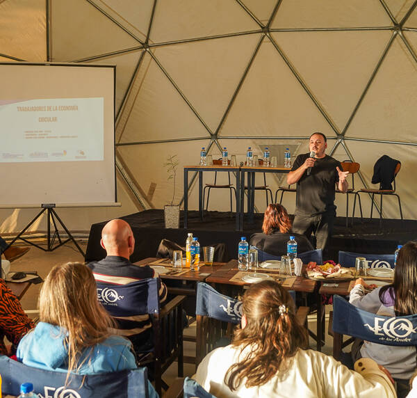 Almafuerte fue sede del segundo seminario para promover cooperativas de economía circular