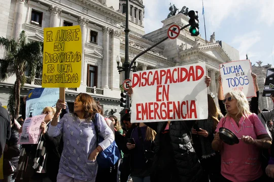 Movilización Federal por la ley de emergencia en discapacidad