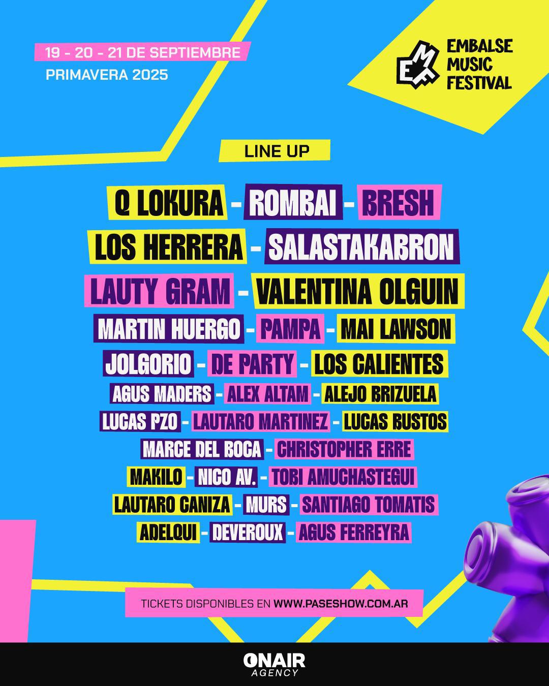 La Embalse Music Festival 2025 ya tiene fecha