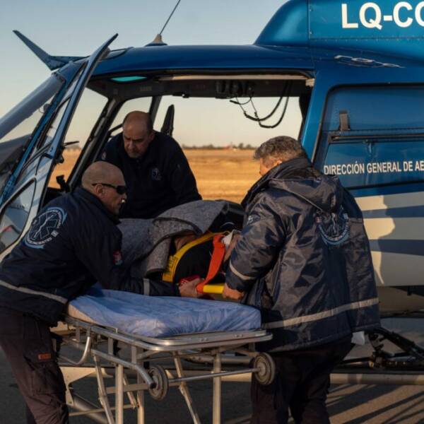 Rescate aéreo en el Cerro Champaquí