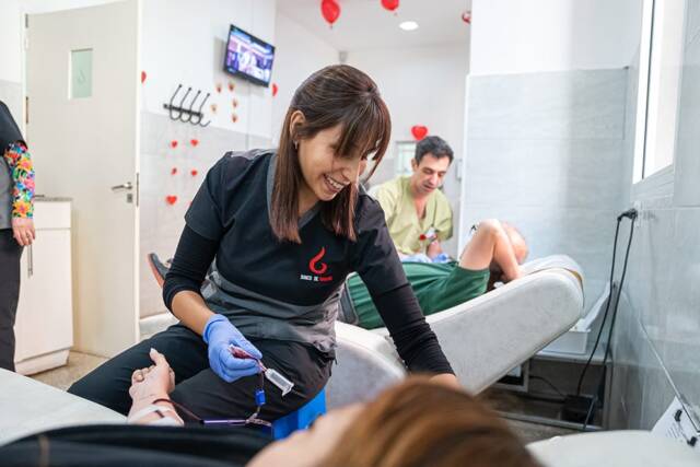 Colecta de sangre en junio