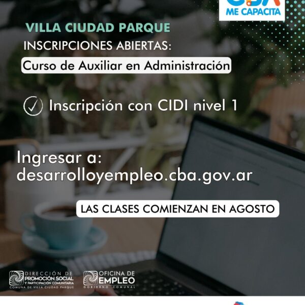 Inicia en Villa Ciudad Parque el programa "Córdoba Me Capacita"-La Ola Digital