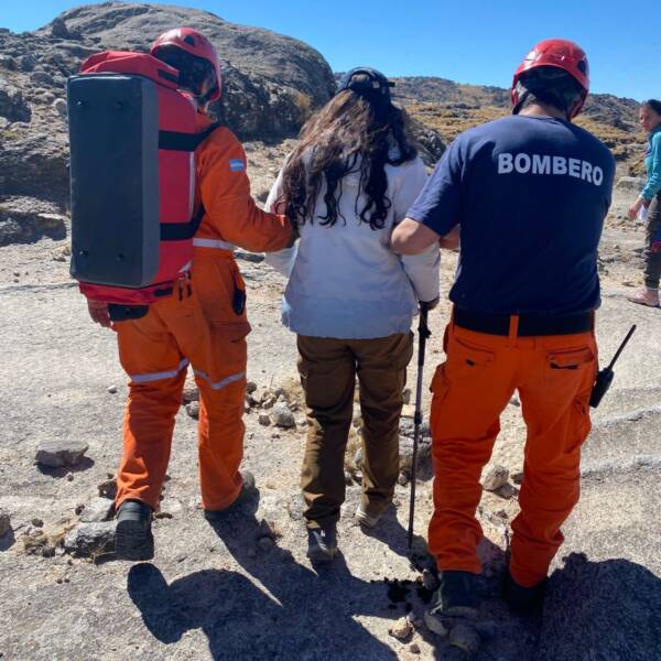 Rescataron a una mujer en el Champaquí