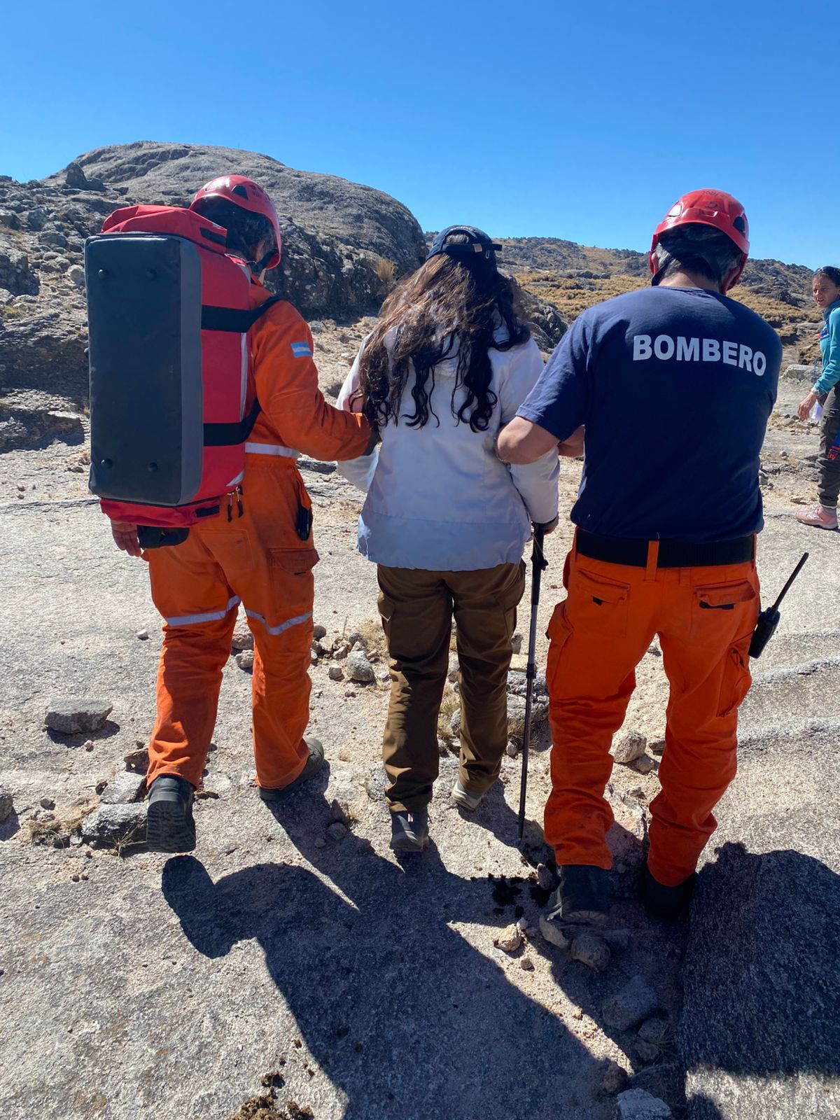 Rescataron a una mujer en el Champaquí