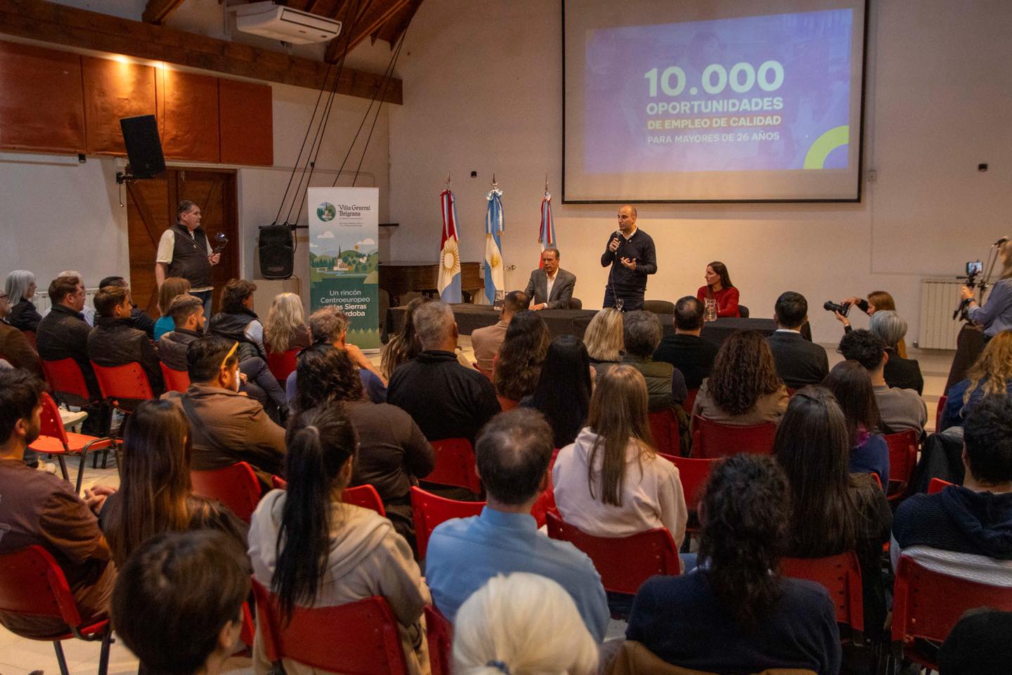 El programa provincial Empleo +26 se presentó en Villa General Belgrano-La Ola Digital