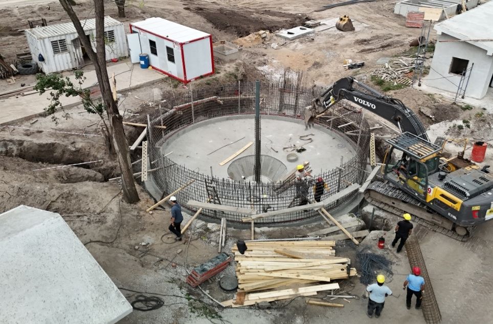 San Agustín: La obra de saneamiento cloacal tiene un avance del 65%-La Ola Digital