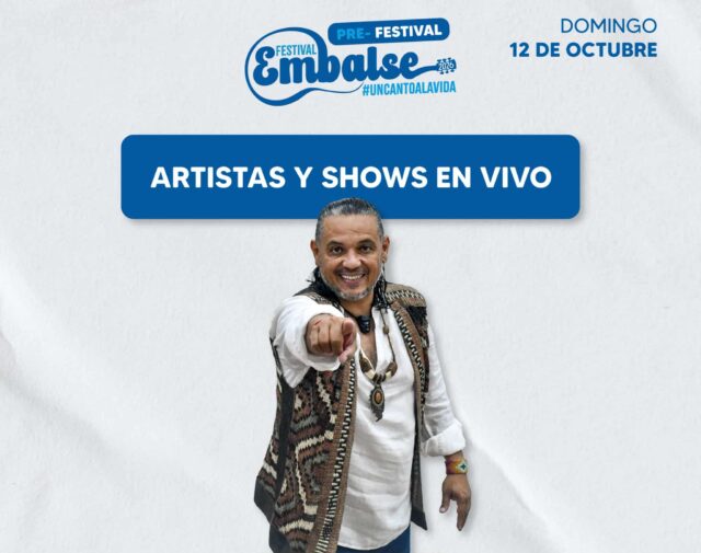 Rumbo a los 40 años del "Embalse Un Canto a la Vida", se realizará el Pre Festival-La Ola Digital