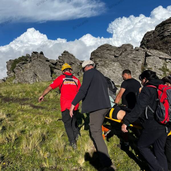 Champaquí: rescataron una mujer de 60 años