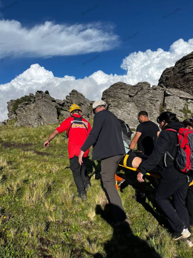 Champaquí: rescataron una mujer de 60 años