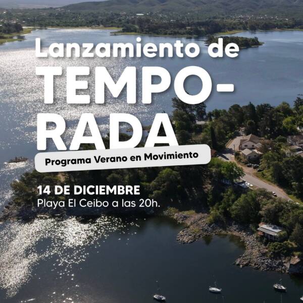 Agenda de actividades en Embalse