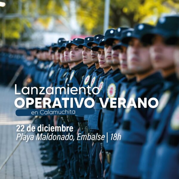 El lanzamiento del Operativo Verano de Calamuchita será en Embalse-La Ola Digital