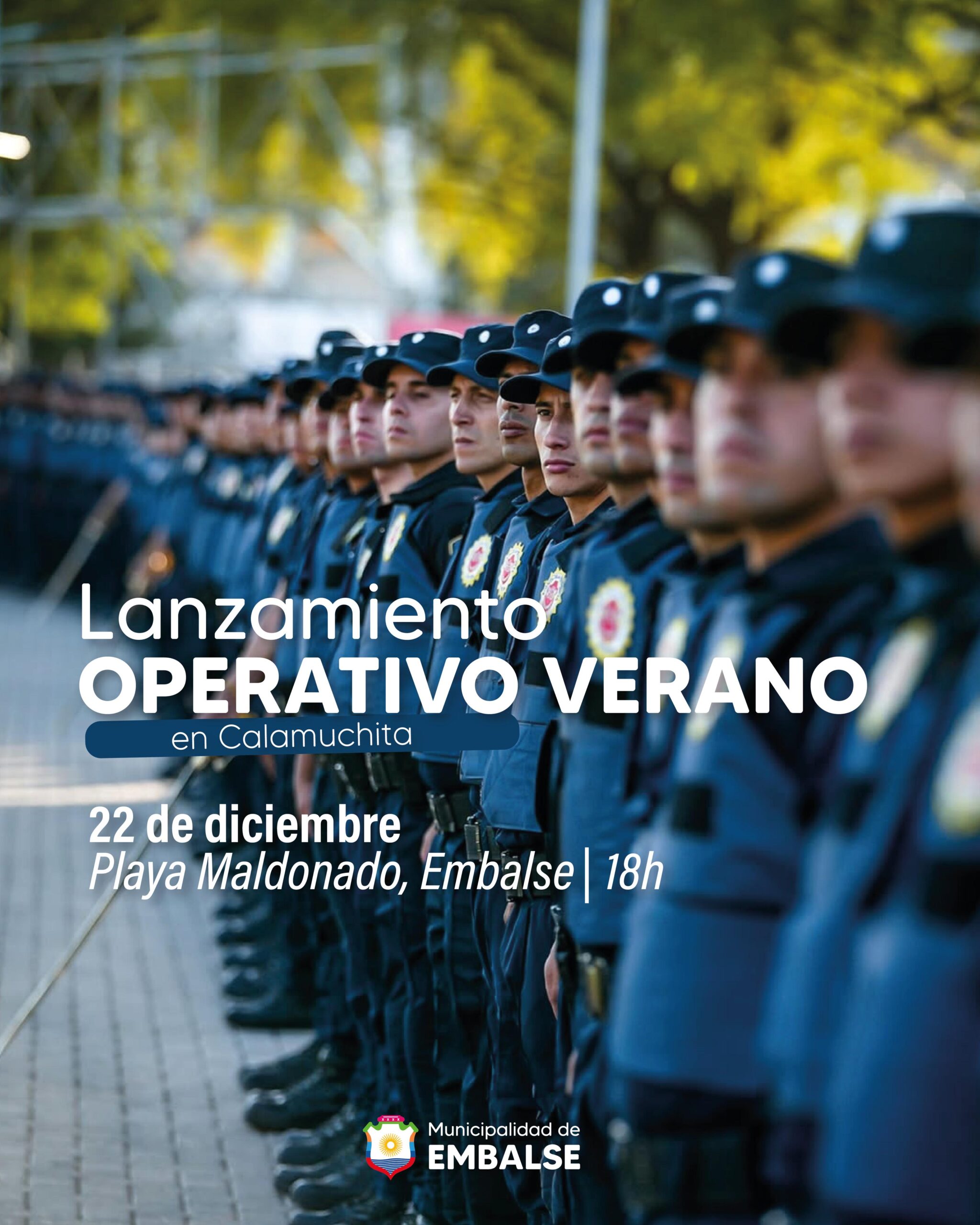 El lanzamiento del Operativo Verano de Calamuchita será en Embalse-La Ola Digital