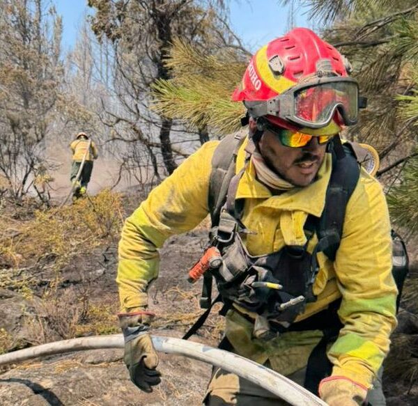 Bomberos de Córdoba ya trabajan en Chubut-La Ola Digital