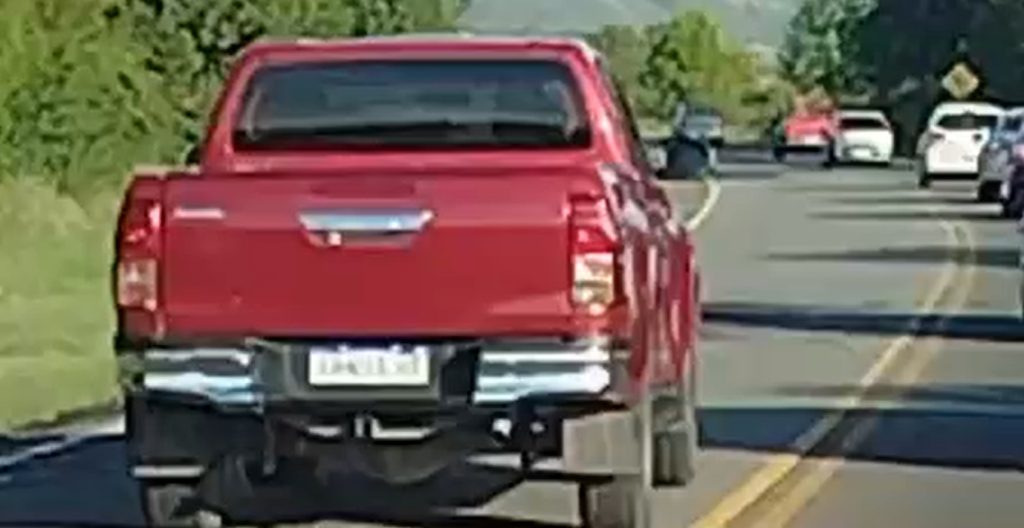 Inhabilitaron a la conductora de la Hilux roja de las Altas Cumbres