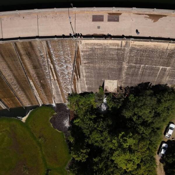 Se abrió una válvula del dique La Quebrada