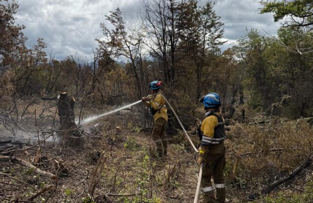 Chubut: mañana parte un cuarto grupo de bomberos cordobeses hacia la zona de incendios-La Ola Digital