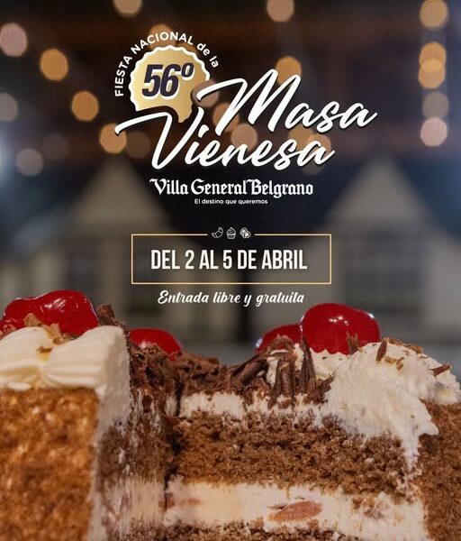 Se viene la 56° edición de la Fiesta Nacional de la Masa Vienesa-La Ola Digital