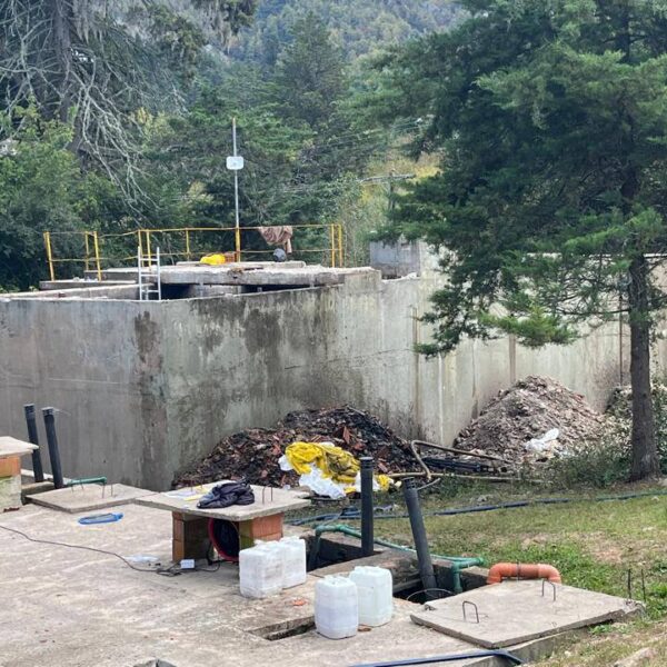 La Cumbrecita avanza con la refuncionalización de su planta de cloacas-La Ola Digital