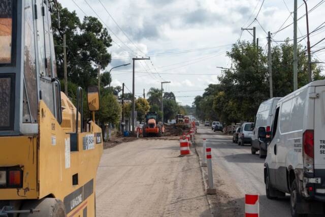 Avanza la obra de avenida Bodereau