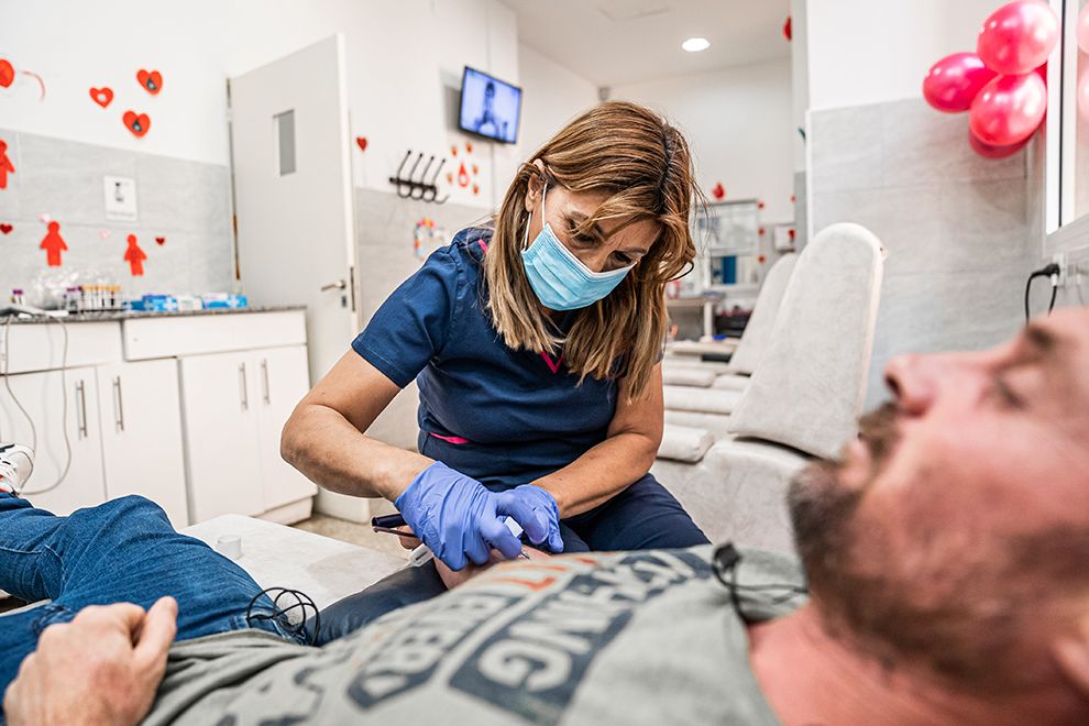 Campaña de donación de sangre