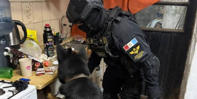 Un detenido tras desbaratar un bunker de drogas