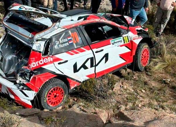 Tragedia en el Rally Sudamericano: un espectador murió tras un accidente en Mina Clavero