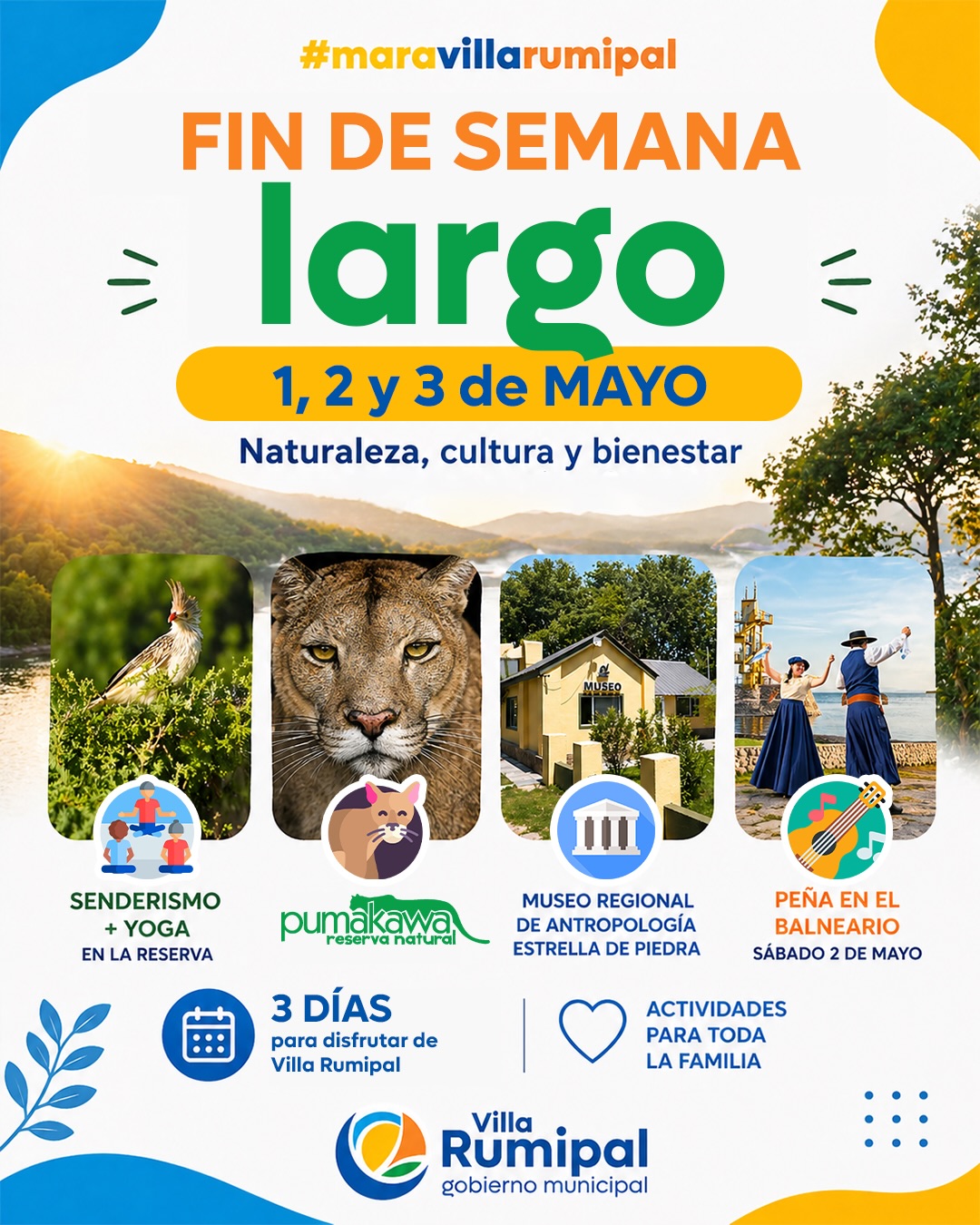 Villa Rumipal propone un fin de semana largo con naturaleza, cultura y bienestar-La Ola Digital