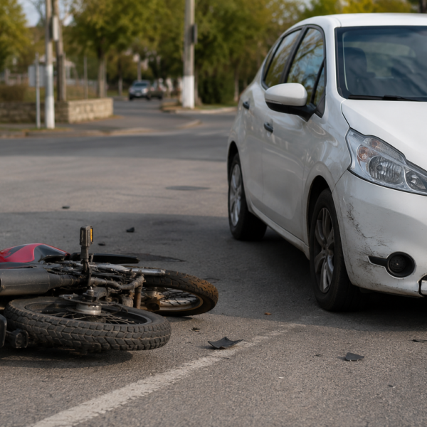 Una motociclista resultó herida tras un choque en Santa Rosa de Calamuchita
