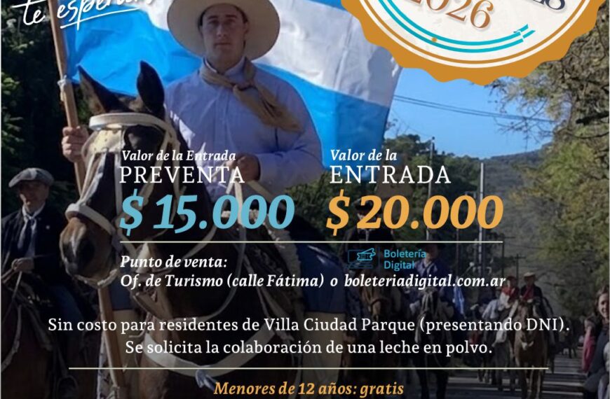 Cuenta regresiva para las Patronales de Villa Ciudad Parque-La Ola Digital