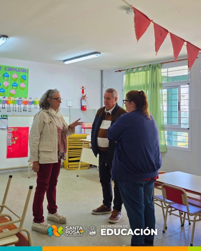 El intendente Eduardo “Tata” Martín inició recorridas por escuelas de Santa Rosa-La Ola Digital