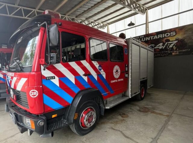 Incendio en un taller mecánico de motos en Santa Rosa de Calamuchita-La Ola Digital
