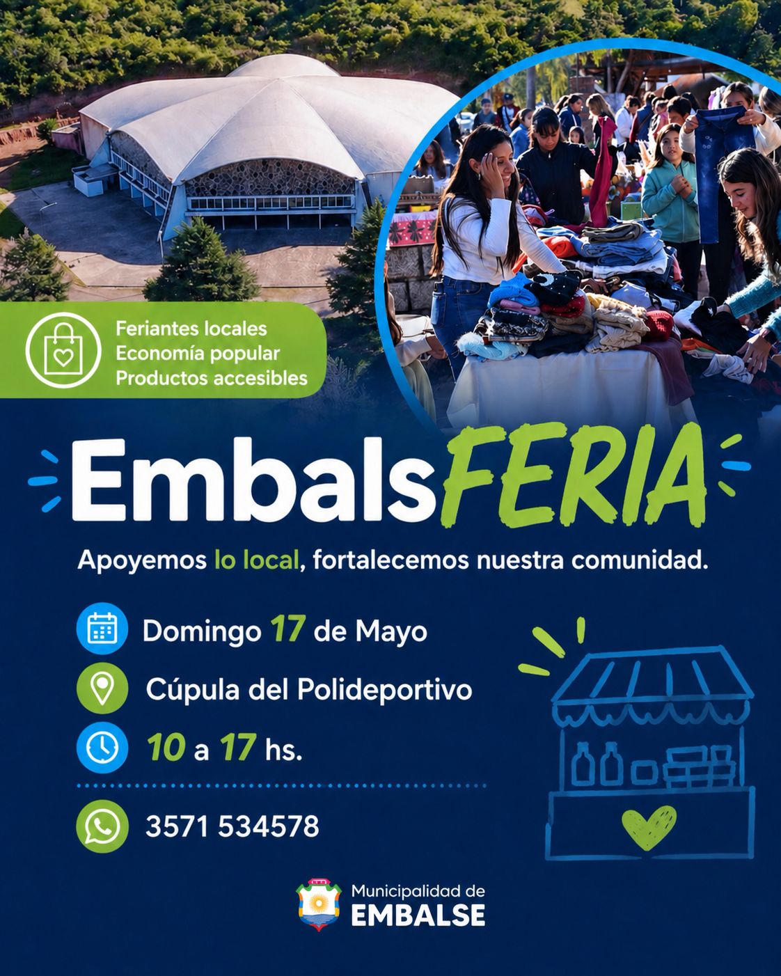 EmbalsFERIA regresa al Polideportivo para apoyar a emprendedores locales-La Ola Digital