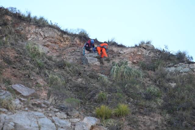 Camino de las Altas Cumbres: realizaron trabajos para prevenir desprendimientos