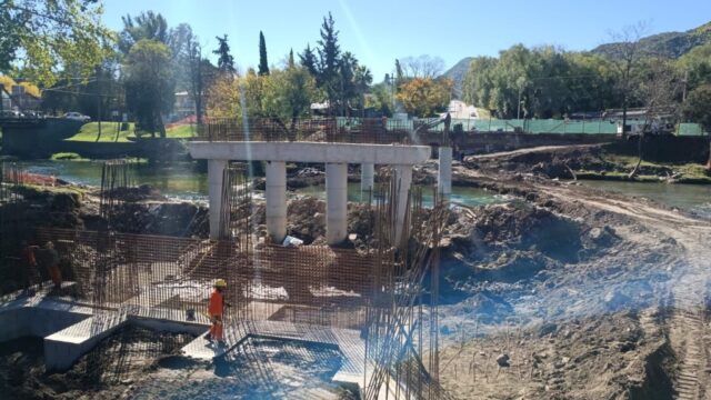 Santa Rosa de Calamuchita: el nuevo puente sobre el río avanza y ya alcanza el 34% de ejecución-La Ola Digital
