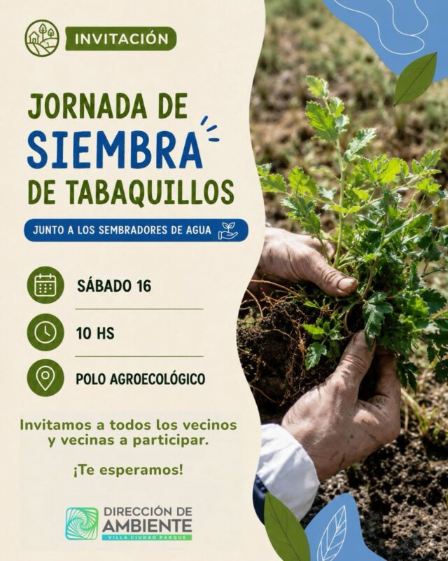 Villa Ciudad Parque invita a una jornada de siembra de tabaquillos para cuidar las cuencas de agua-La Ola Digital