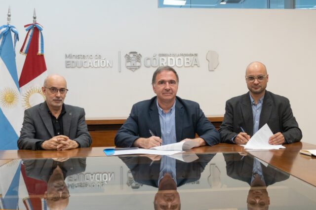 Cooperación técnica entre Educación, la UNC y el Colegio de Arquitectos