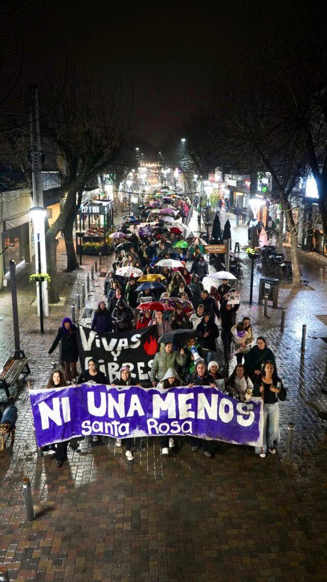 Ni Una Menos: una multitud marchó en Santa Rosa de Calamuchita a once años del primer grito colectivo-La Ola Digital