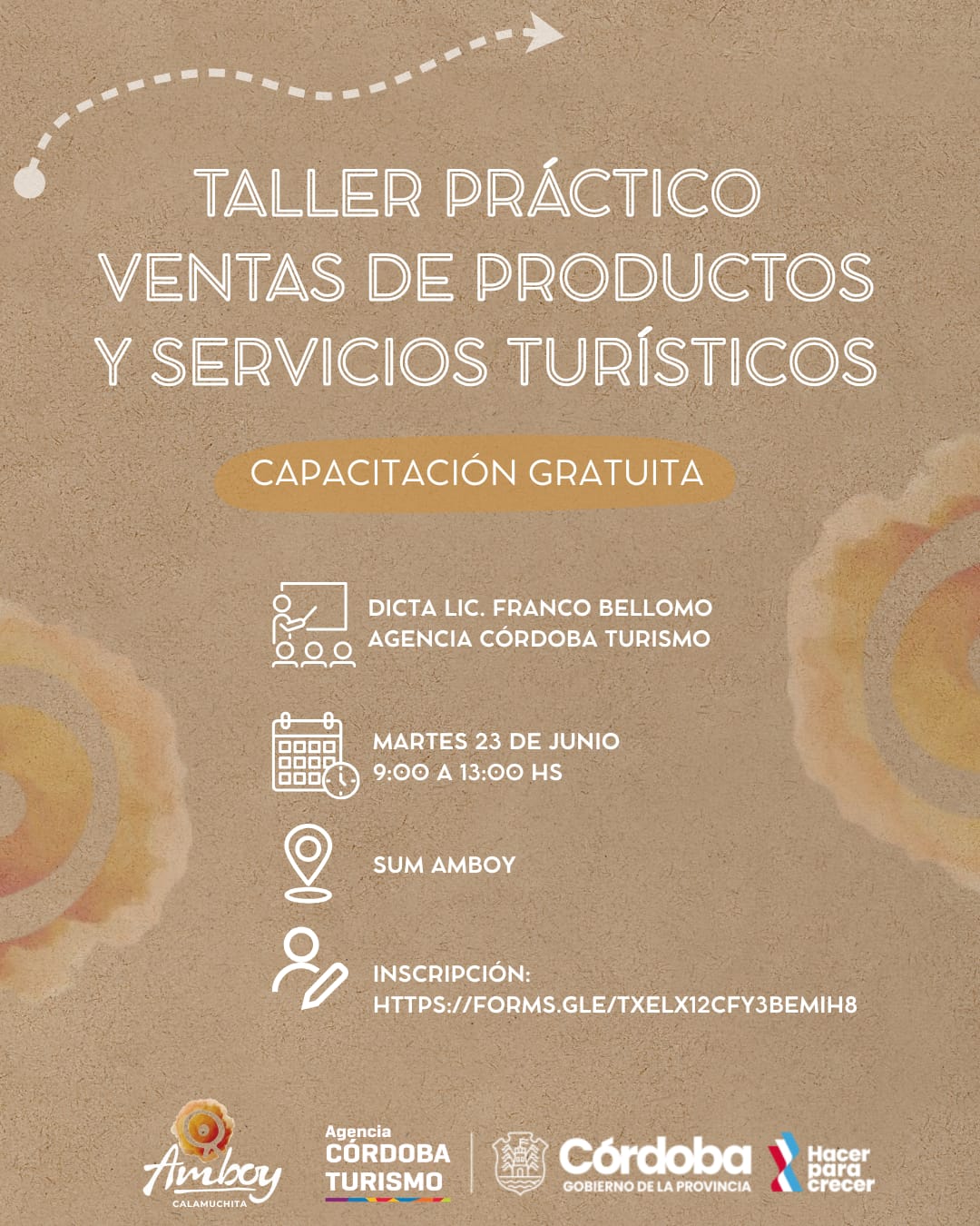Amboy será sede de una capacitación gratuita sobre ventas de productos y servicios turísticos-La Ola Digital