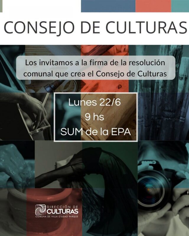 Villa Ciudad Parque dará un paso histórico con la creación del Consejo de Culturas-La Ola Digital