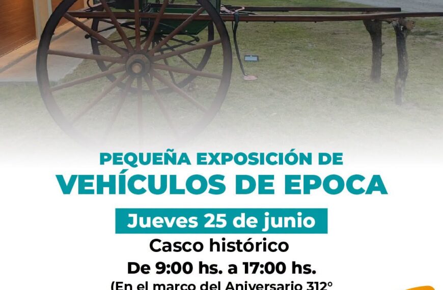 Los Reartes celebra su historia con una exposición de vehículos de época en el Casco Histórico-La Ola Digital