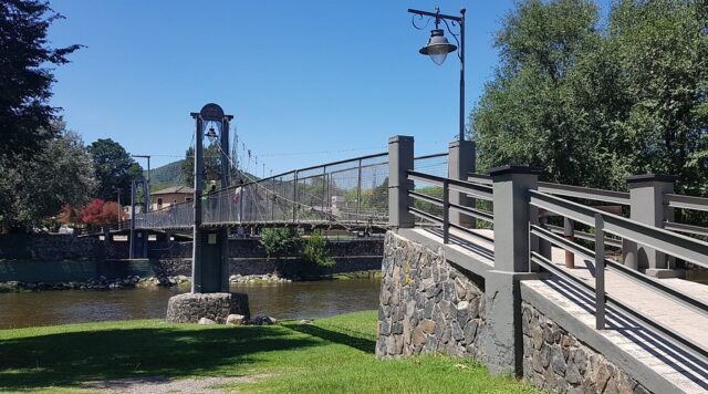 Corte temporal en el Puente Colgante por trabajos de mantenimiento y mejoras-La Ola Digital