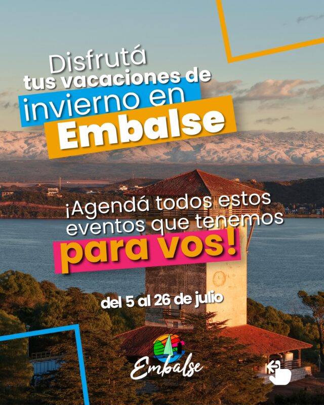 Embalse presentó su agenda de vacaciones de invierno con actividades para toda la familia-La Ola Digital